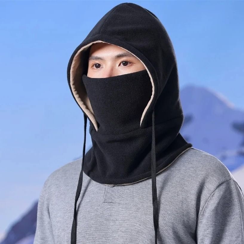 Unisex Winter Balaclava Hat – Windproof Thermal Cap with Integrated Face Mask