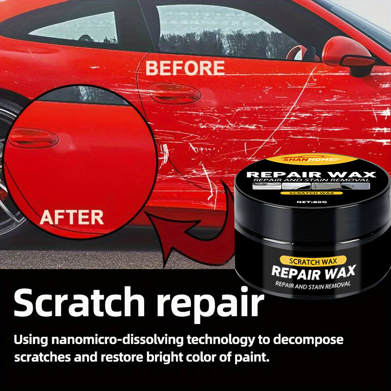 Scratch Wax, Universal Car Paint Repair Solution, Magic Tool for Car Scratches, Achieve Deep Vehicle Paint Restoration