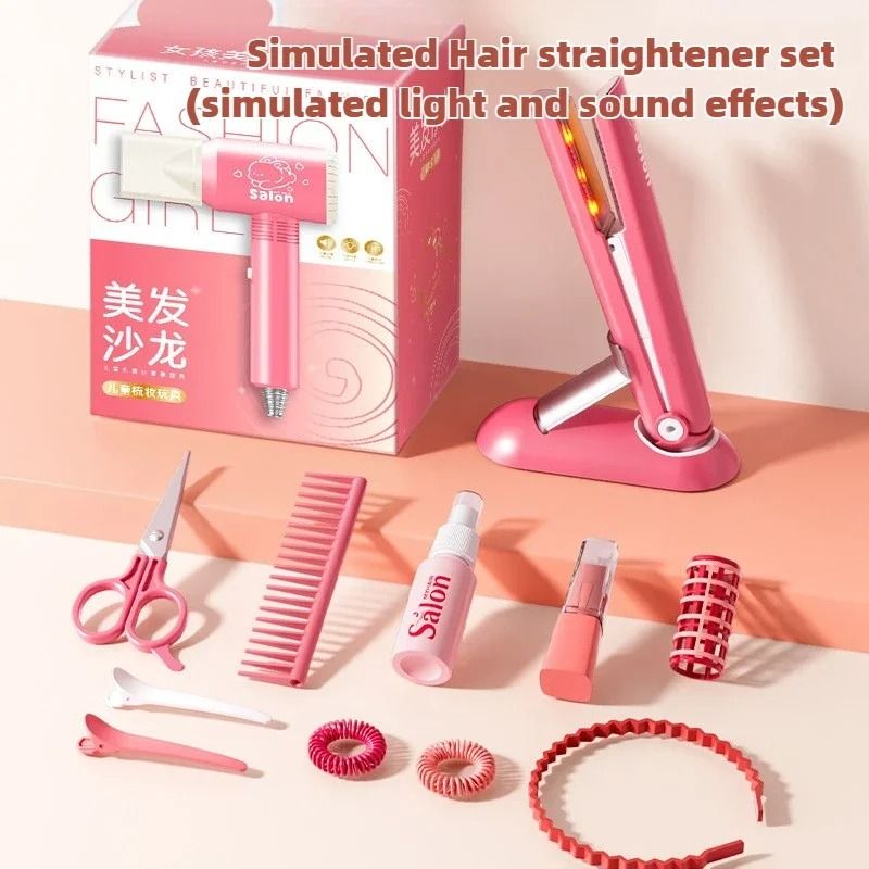 Girls Beauty Salon and Makeup Simulation Set – Ultimate Fashion Styling Playset