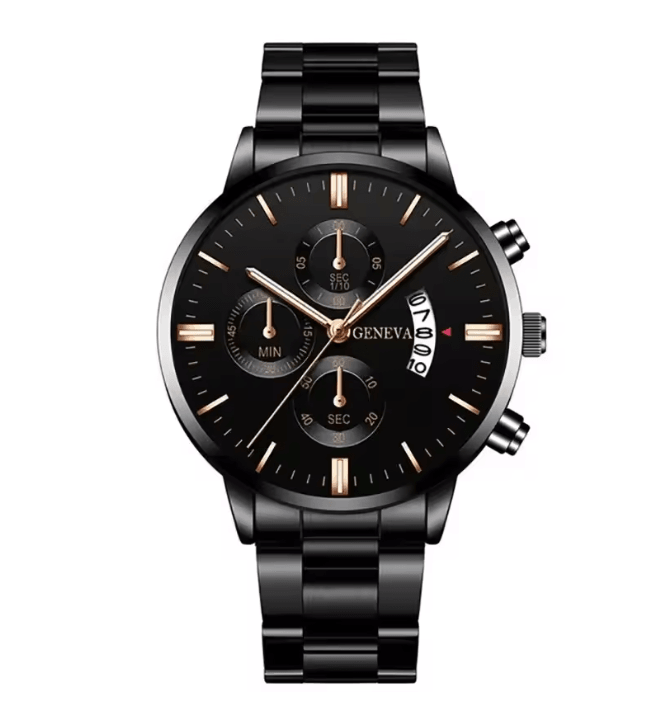 Stainless Steel Luxury Quartz Watch