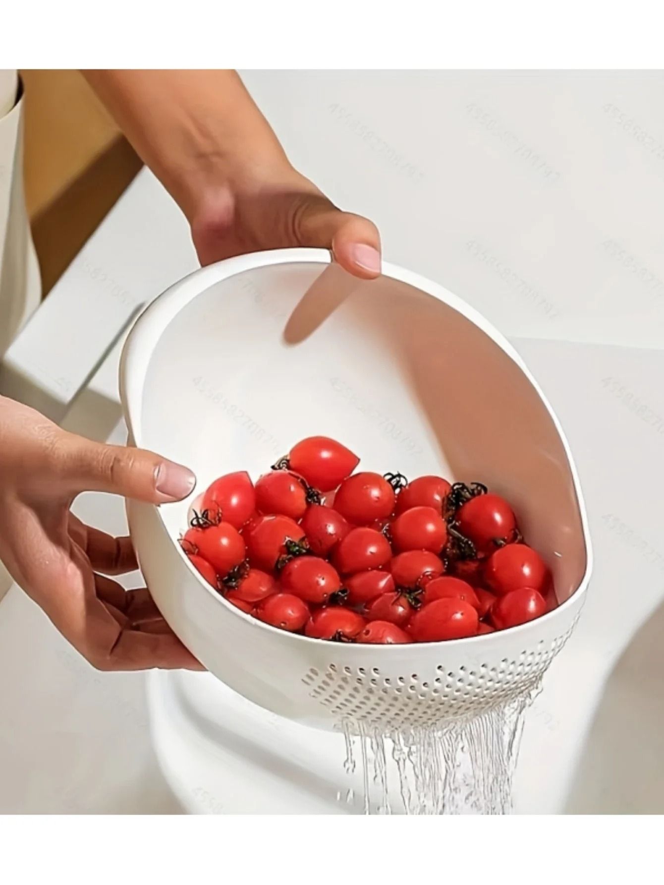 Practical Rice Drainage Basket and Multi-purpose Sieve