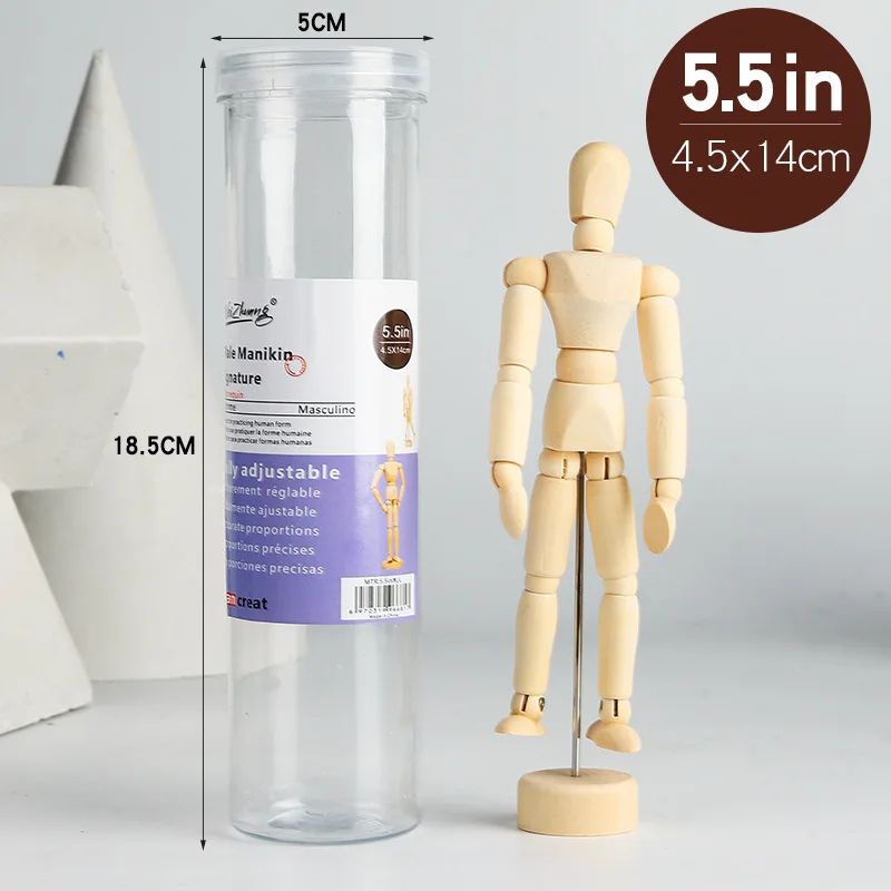Wooden Drawing Mannequin Movable Artist Figure Model