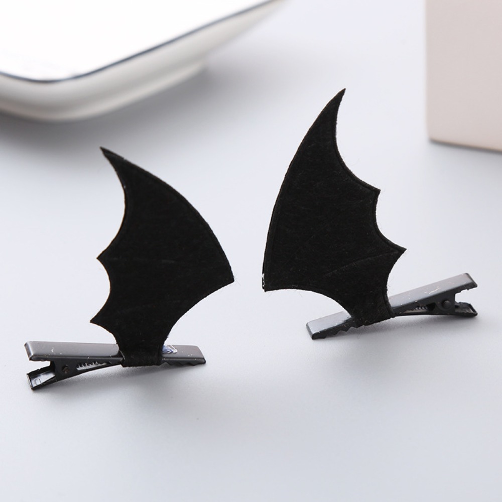 Sweet Bat Wings Spring Hair Clip – Cute Bangs Hairpin for Daily Styling