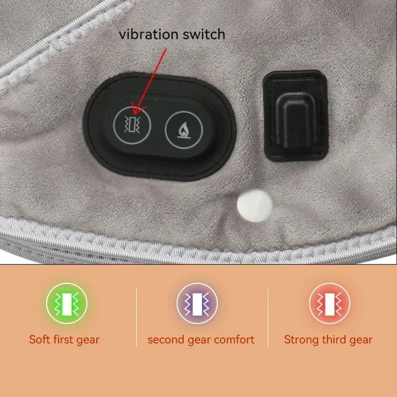 Electric Heating Neck and Shoulder Massager with Infrared Therapy