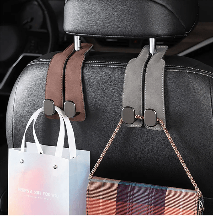 Soft Leather Car Seat Headrest Hook