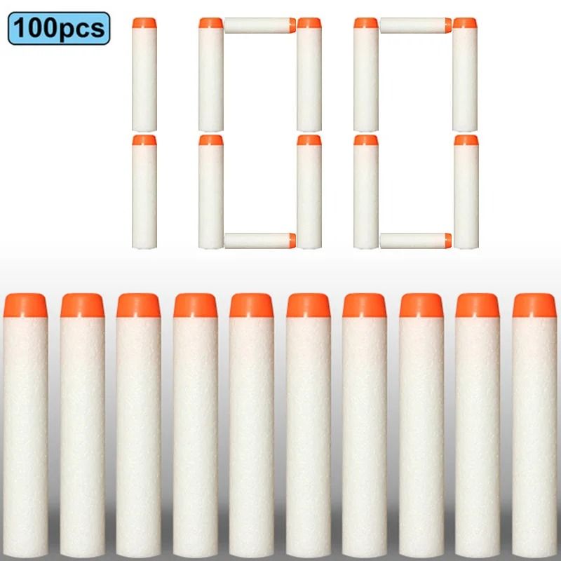 Foam Refill Darts Bullets Compatible with Nerf N Strike Elite Blasters