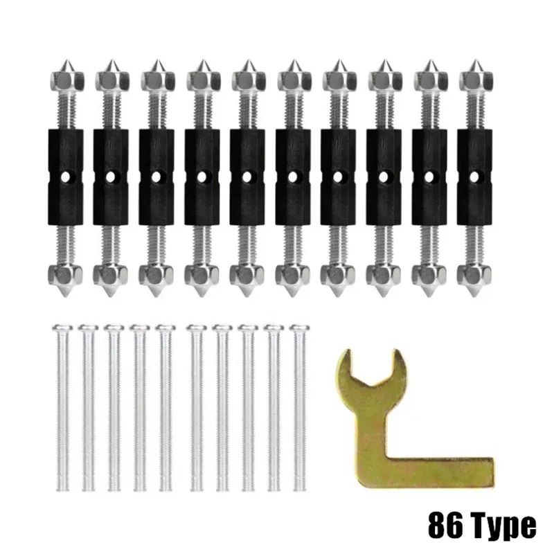 10 Pcs Wall Switch Repair Kit Adjustable Socket Cassette Support Rod Tool Set