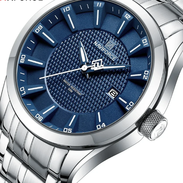 Luxury Mens Waterproof Quartz Watch Stainless Steel Luminous Wristwatch for Business & Fashion