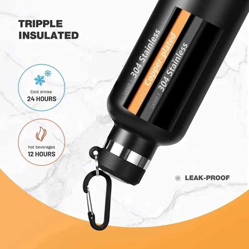 Rugged Explorer 33.8 oz Vacuum Insulated Sports Flask