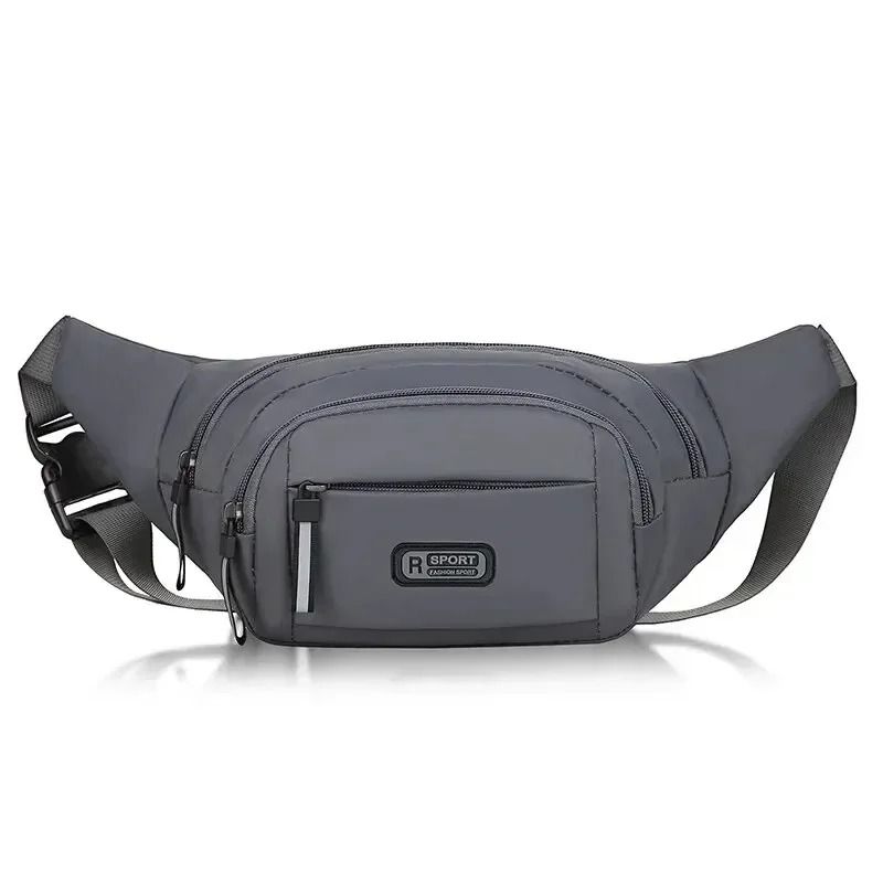 Mens Waterproof Canvas Waist Bag – Lightweight Anti-Theft Running and Travel Fanny Pack