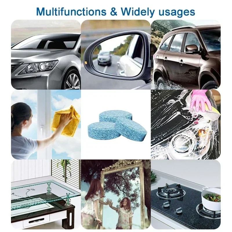 100-Piece Value Pack Concentrated Effervescent Windshield Cleaner Tablets