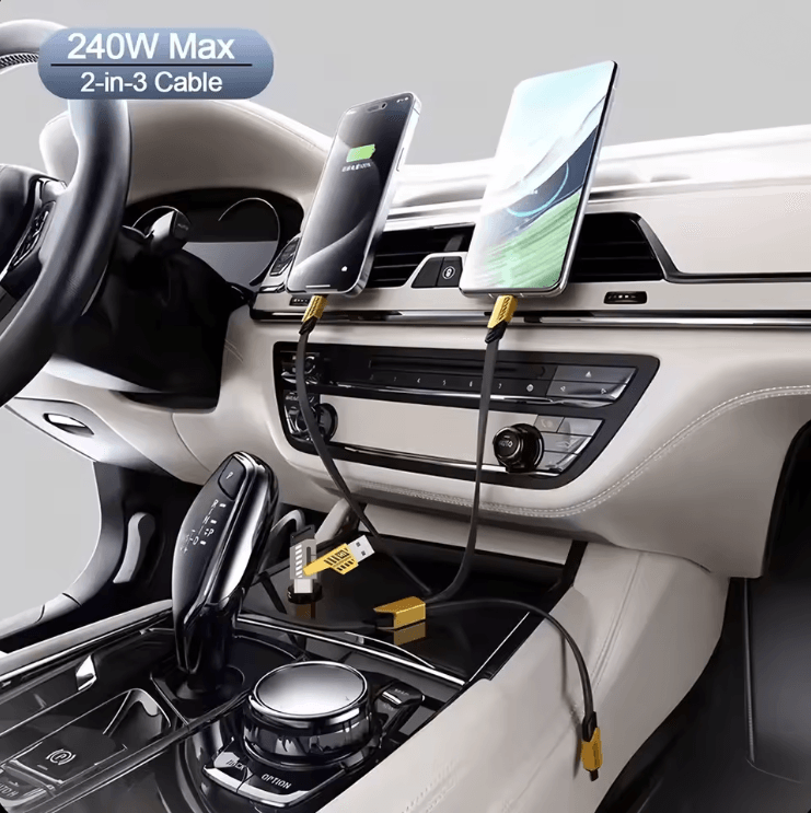 PowerLink 240W 3-in-1 Fast Charging Cable