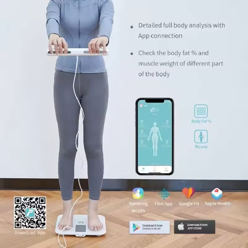 Smart Bioimpedance Body Fat Scale Digital Weight Analyzer