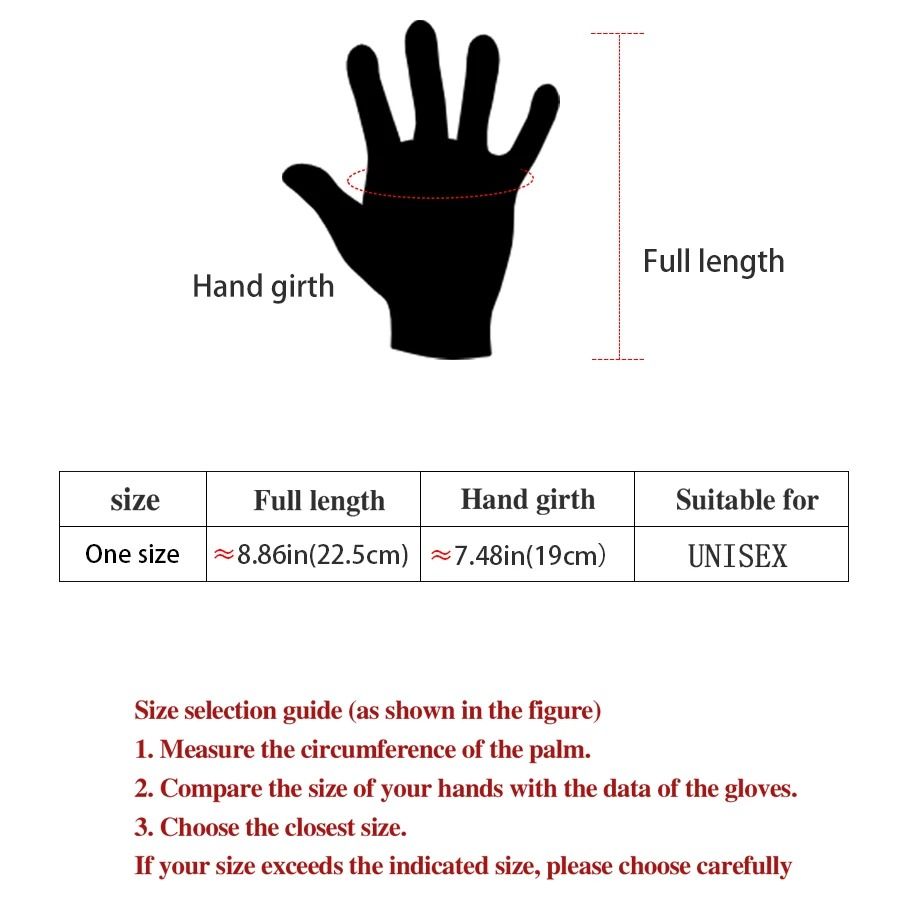 Thermal Velvet Insulated Windproof Riding Gloves