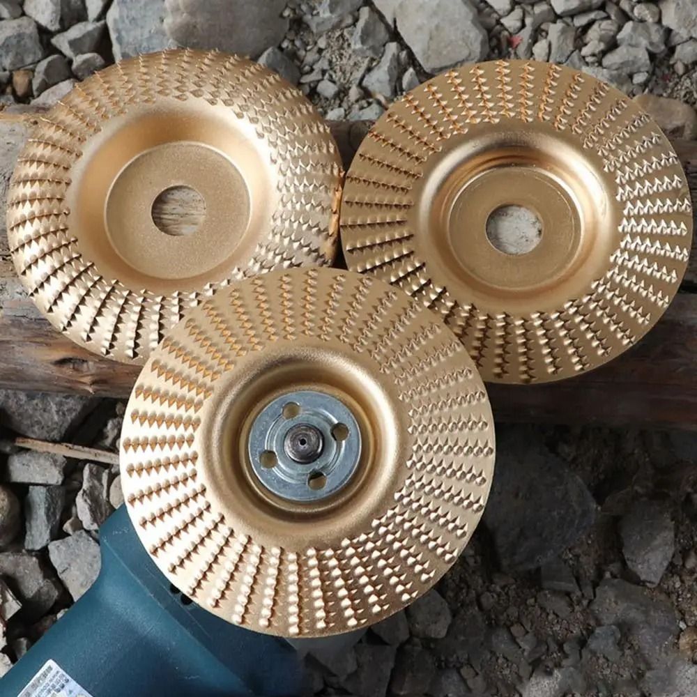 Timber-Sculpting Gallery | High-Fidelity 100mm Carbon Steel Grinding Wheel & Technical Rotary Abrasive Logic