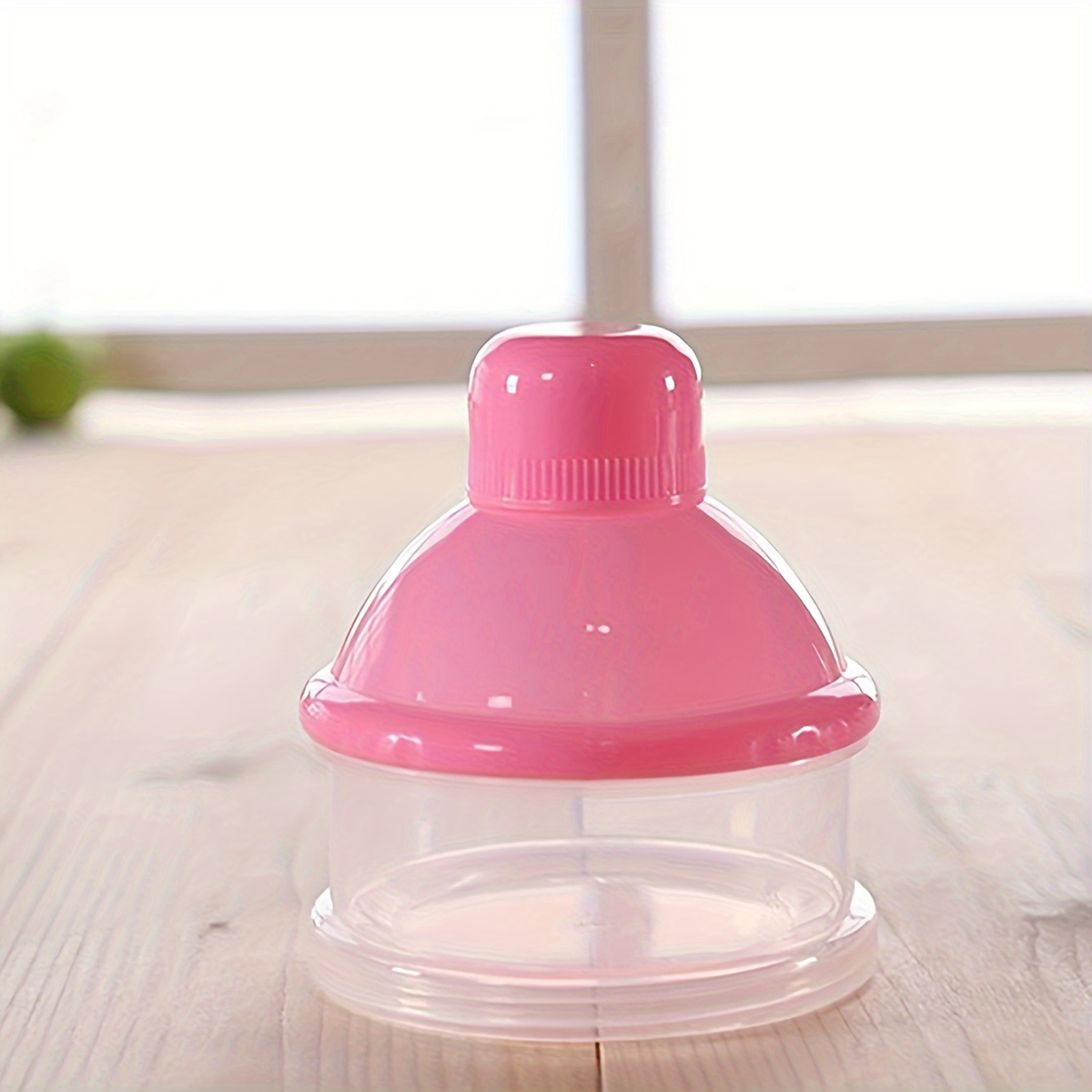 Transparent Milk Powder Container, Stackable Baby Food Storage Box, Portable Formula Dispenser for Travel and Home Use
