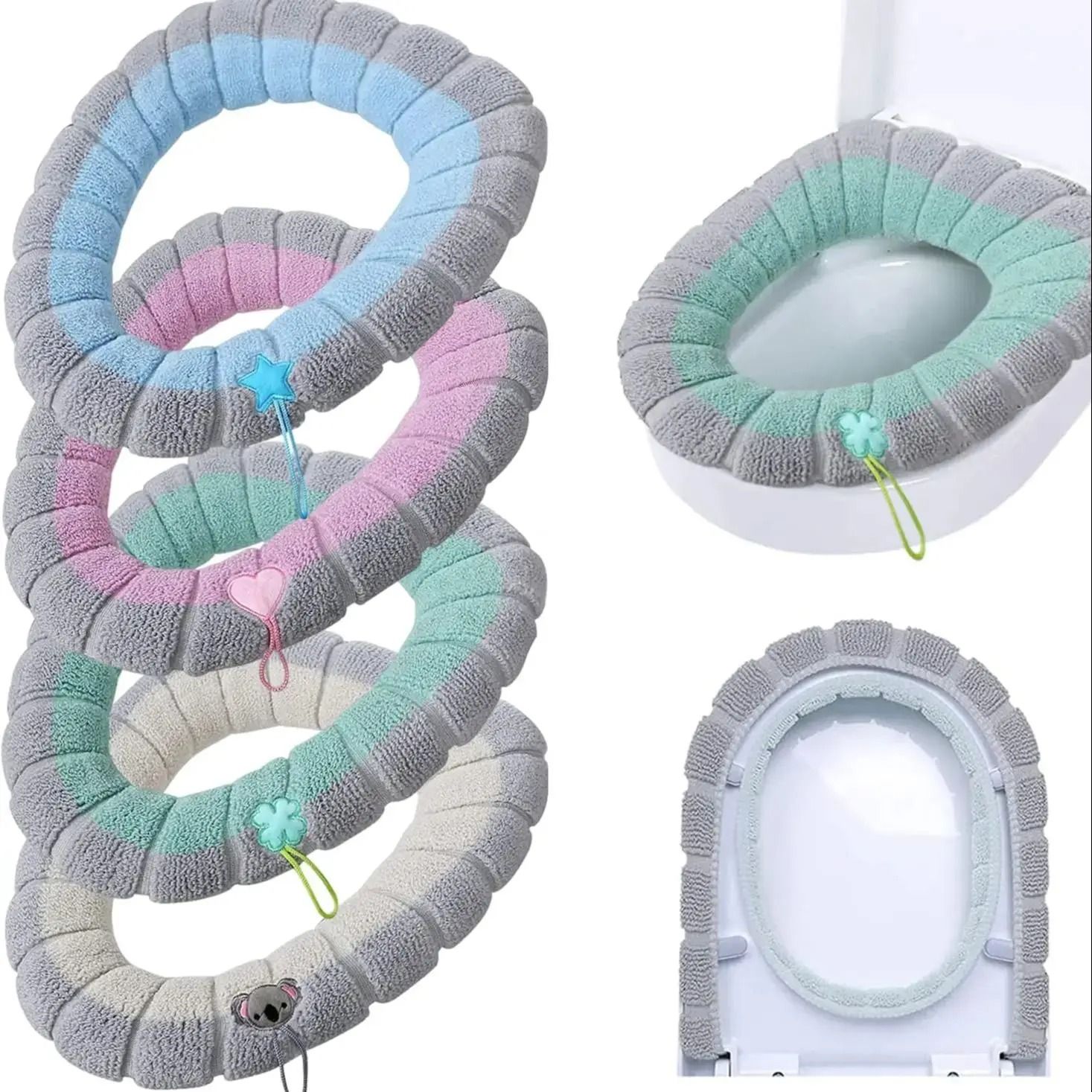 Thickened Stretchable Toilet Seat Cover