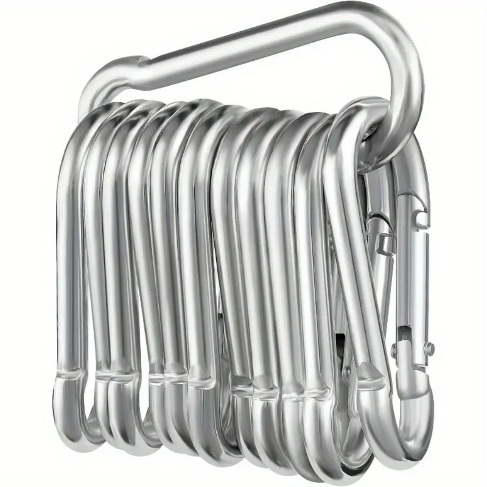 Stainless Steel Carabiner Clip Set