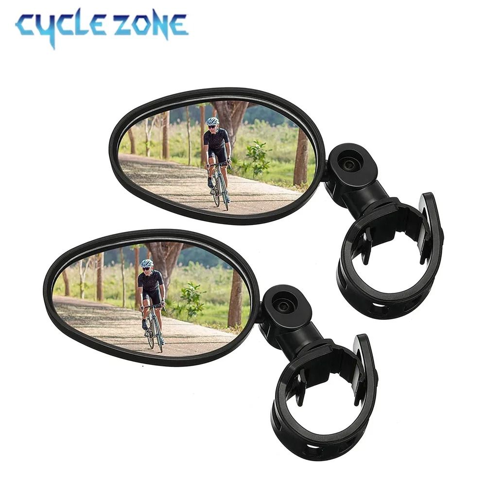 Universal Professional Bicycle Rearview Mirror Set – 360° Adjustable Handlebar Security