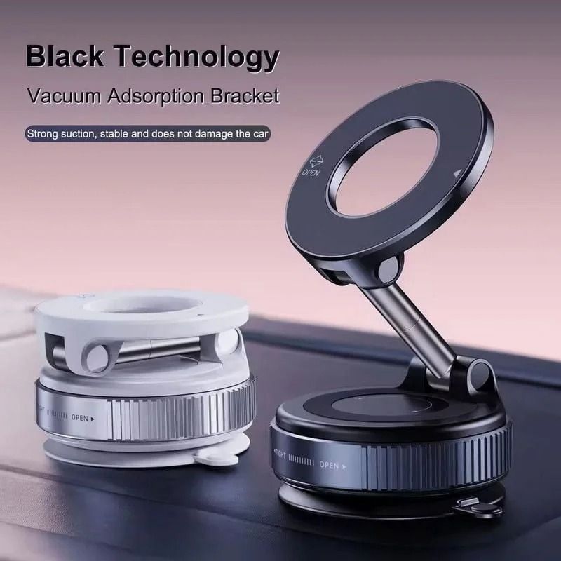 FlexMount Magnetic Car Phone Holder with 360 Degree Adjustable Vacuum Base