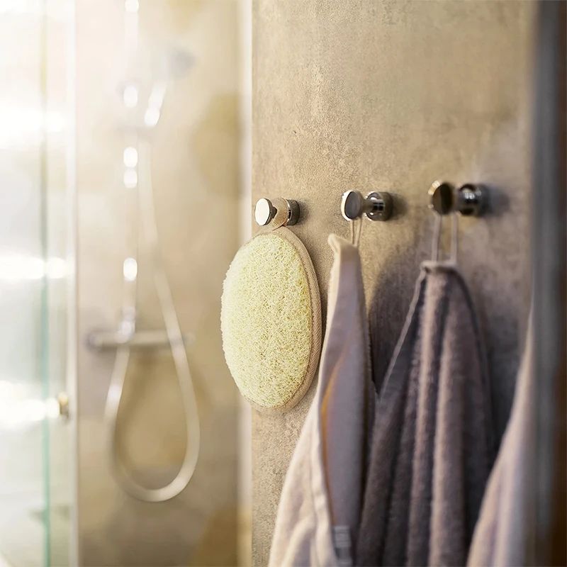 Natural Loofah Body Scrubber Soft Exfoliating Shower Sponge Skin Care Pad
