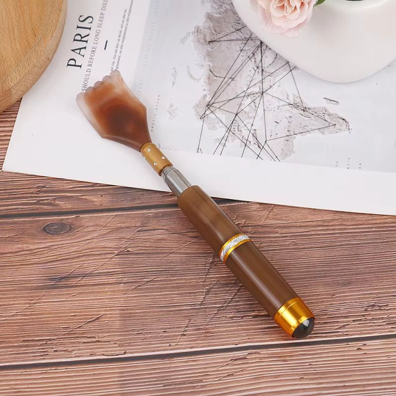 Extendable Magnetic Ball Telescopic Back Scratcher with Stainless Steel Handle