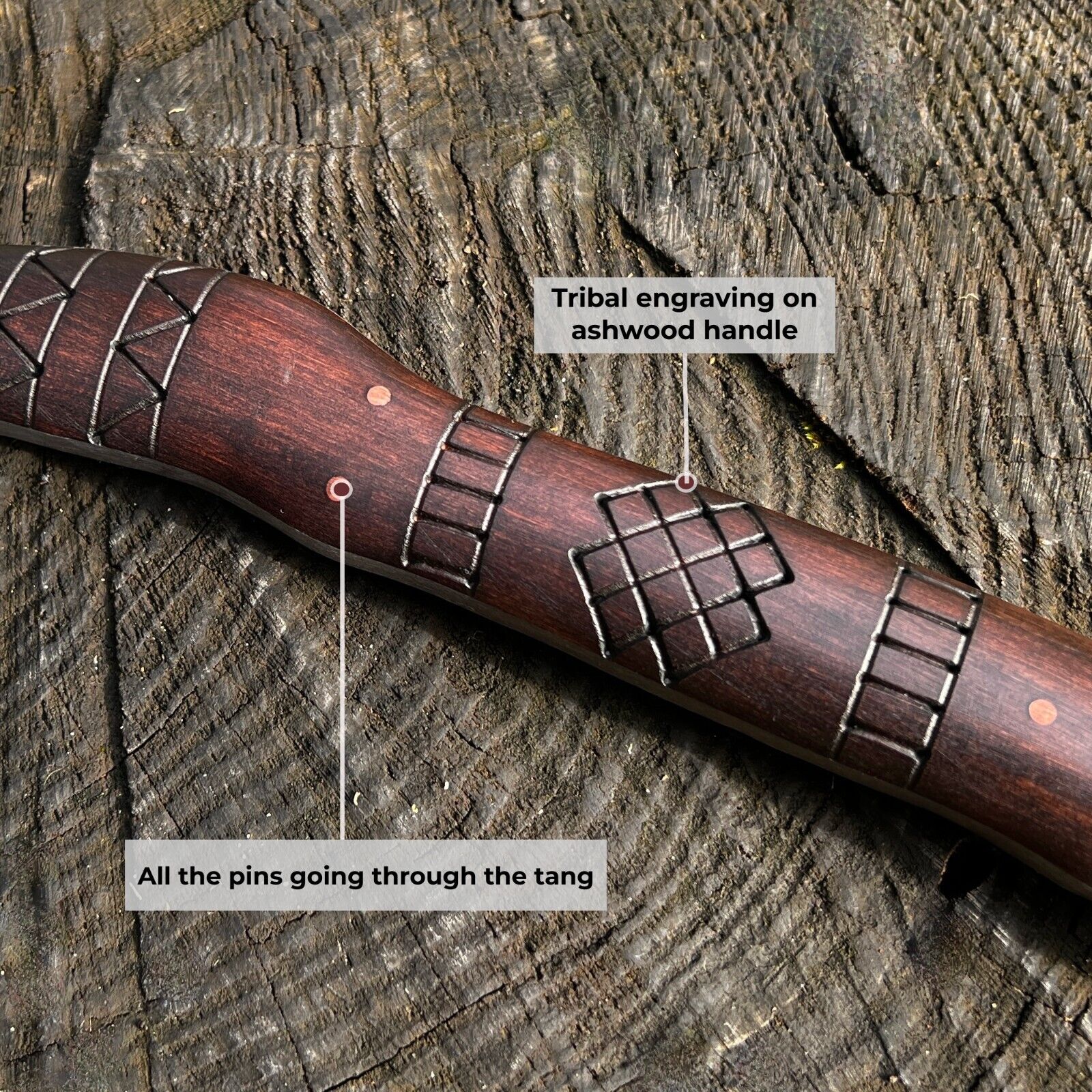 Carbon Steel Tomahawk Axe – 13.77
