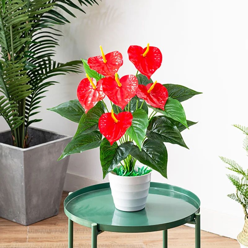 Large Artificial Monstera Leaf Plant – Tropical Faux Palm Fronds for Home & Outdoor Decor