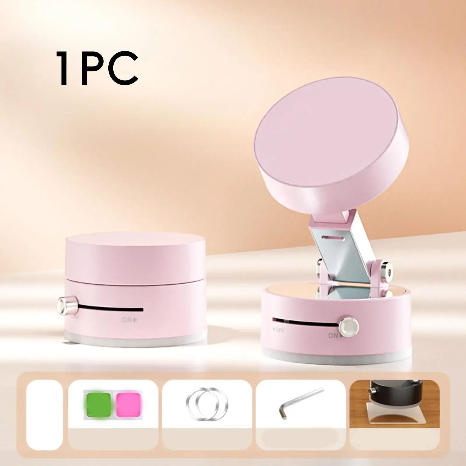 Strong Vacuum Suction Car Phone Holder – 360° Adjustable Navigation Stand