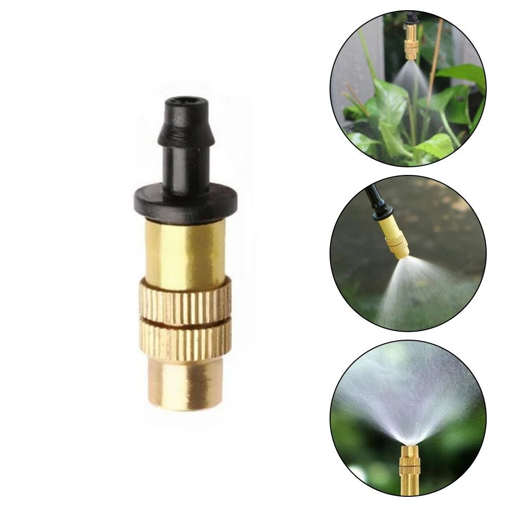 Adjustable Copper Misting Nozzle Set for Garden and Balcony Watering (5 or 10 Pack)