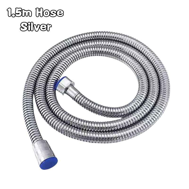 Stainless Steel Bathroom Handheld Shower Head, High Pressure Water Saving Sprayer Nozzle, Supercharged Rainfall Shower