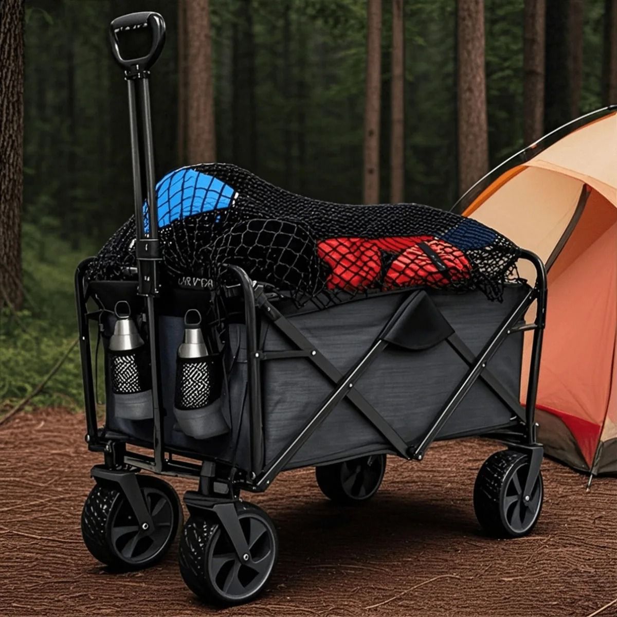 Universal Heavy-Duty Camping and Garden Cart Cargo Net
