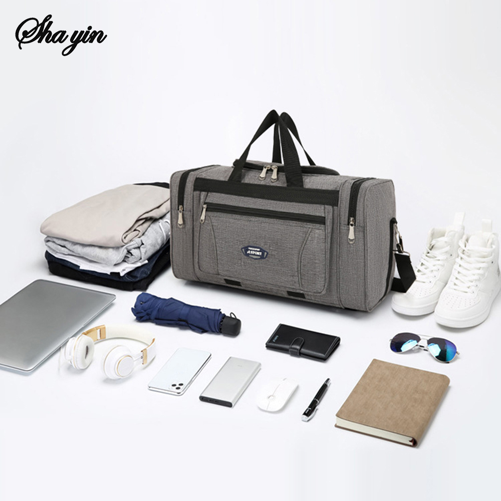 Business Large Capacity Weekend Travel Bag, Waterproof Men Travel Bags, Duffle Fitness Bag, Hand Luggage Big Travel Bag
