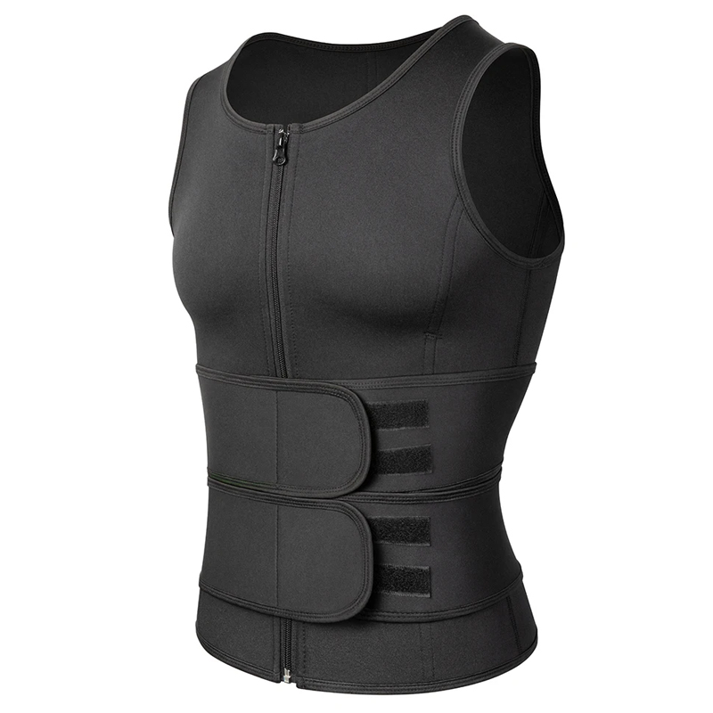 Sauna Suit Sweat Vest for Men, Body Shaper Waist Trainer, Weight Loss Shirt, Slimming Underwear, Fat Burner Workout Tank