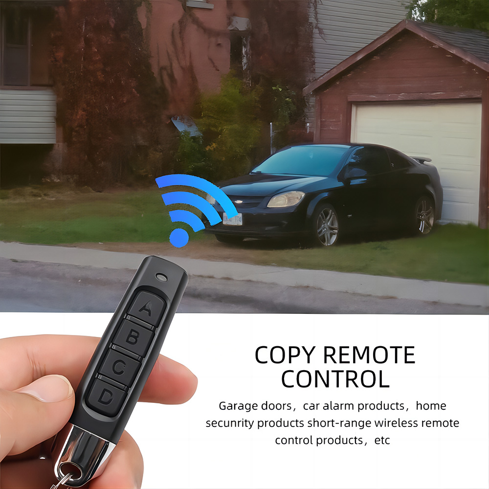 Remote Control Garage Door Opener Duplicator  Universal Cloning Remote for Easy Acces