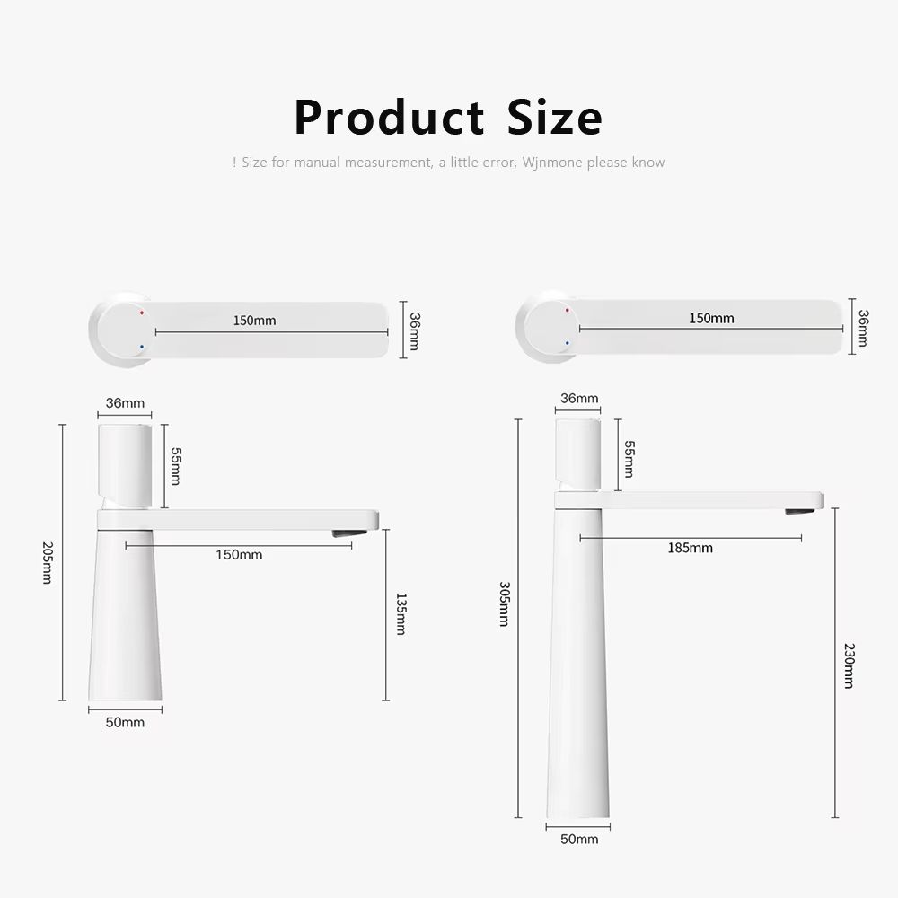 Brushed Gold Bathroom Sink Faucet – Modern Brass Basin Mixer with Single Handle