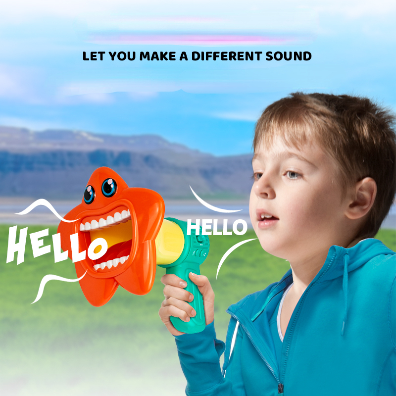Funny Megaphone for Kids, Voice Changer Recording Toy, Children Speaker Hand Mic, Amplifier Recorder for Fun Vocal Play