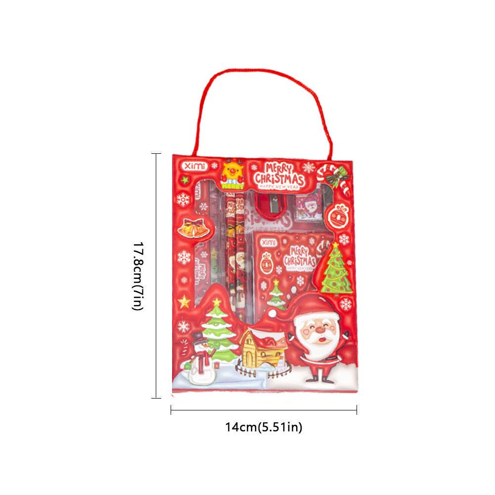 Cartoon Kids Stationery Set with Pencil Case, Pencils, and Erasers – Perfect School Supplies Gift Box