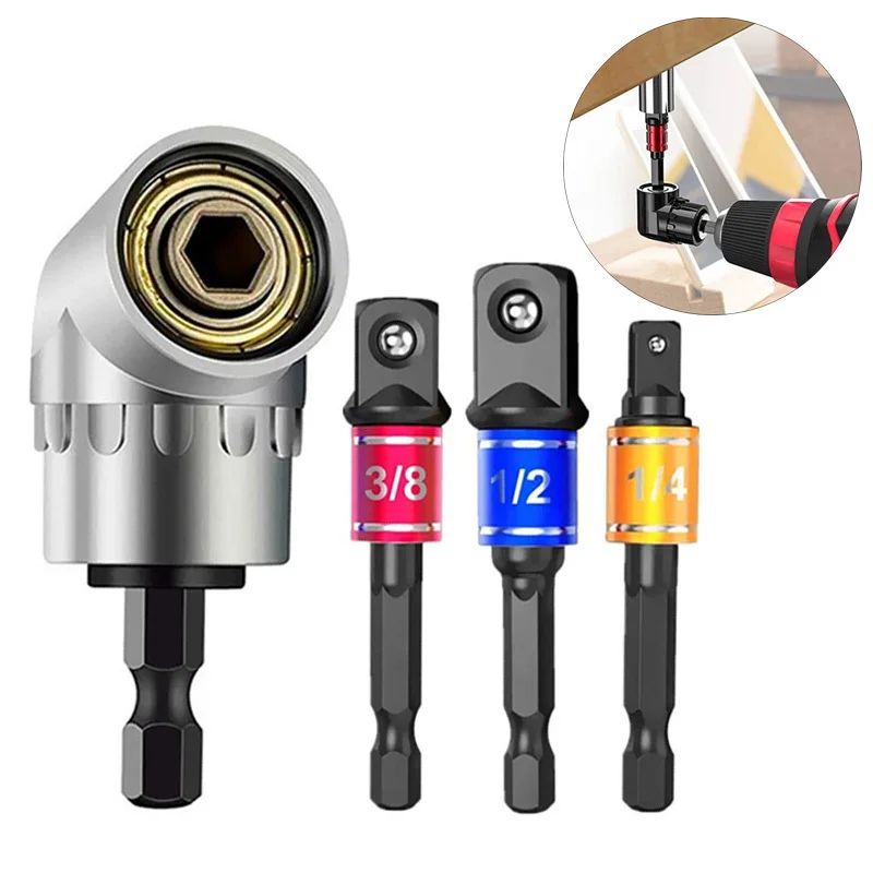 105 Degree Angle Socket Adapter Extension Set