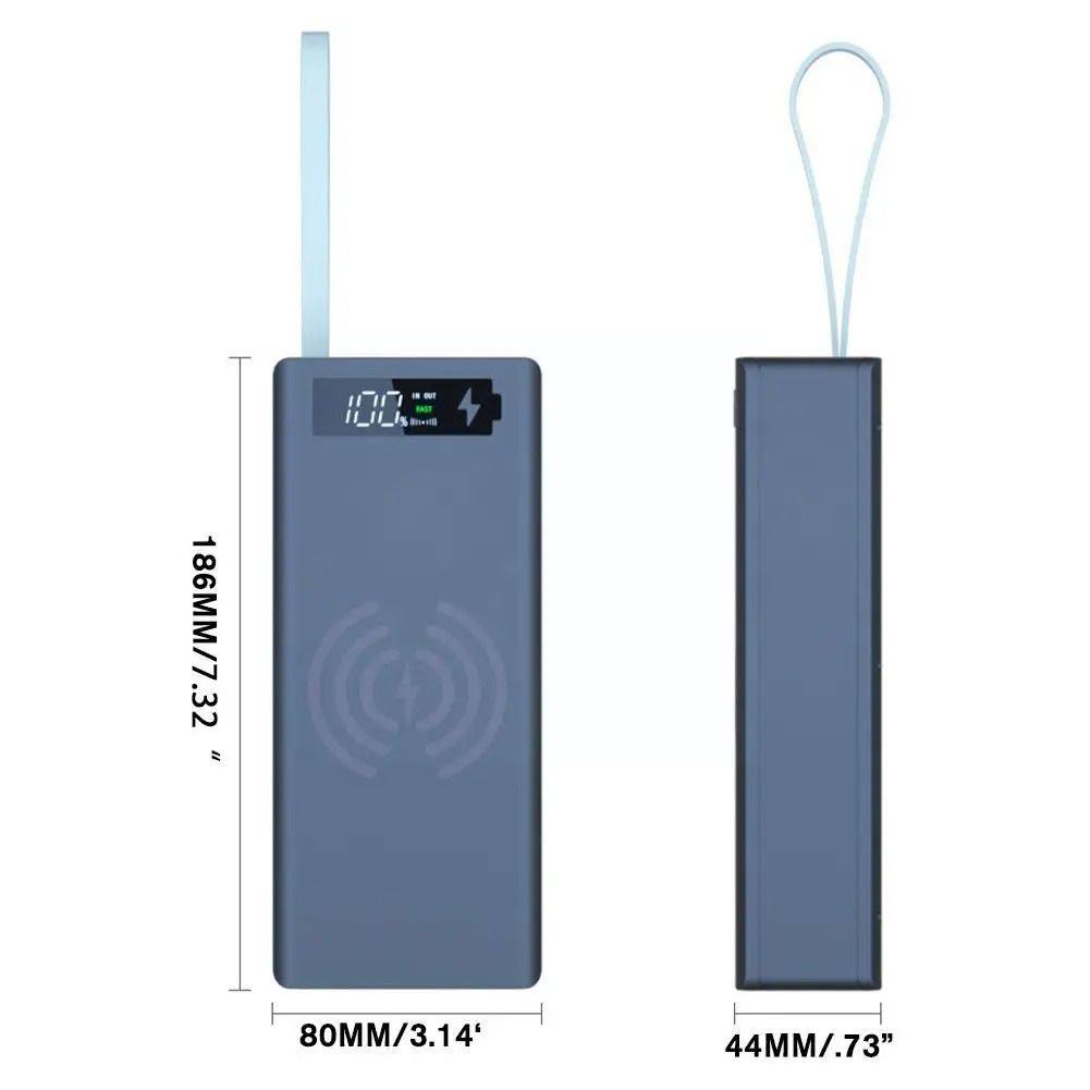 16-Slot 18650 Battery Holder Power Bank Case