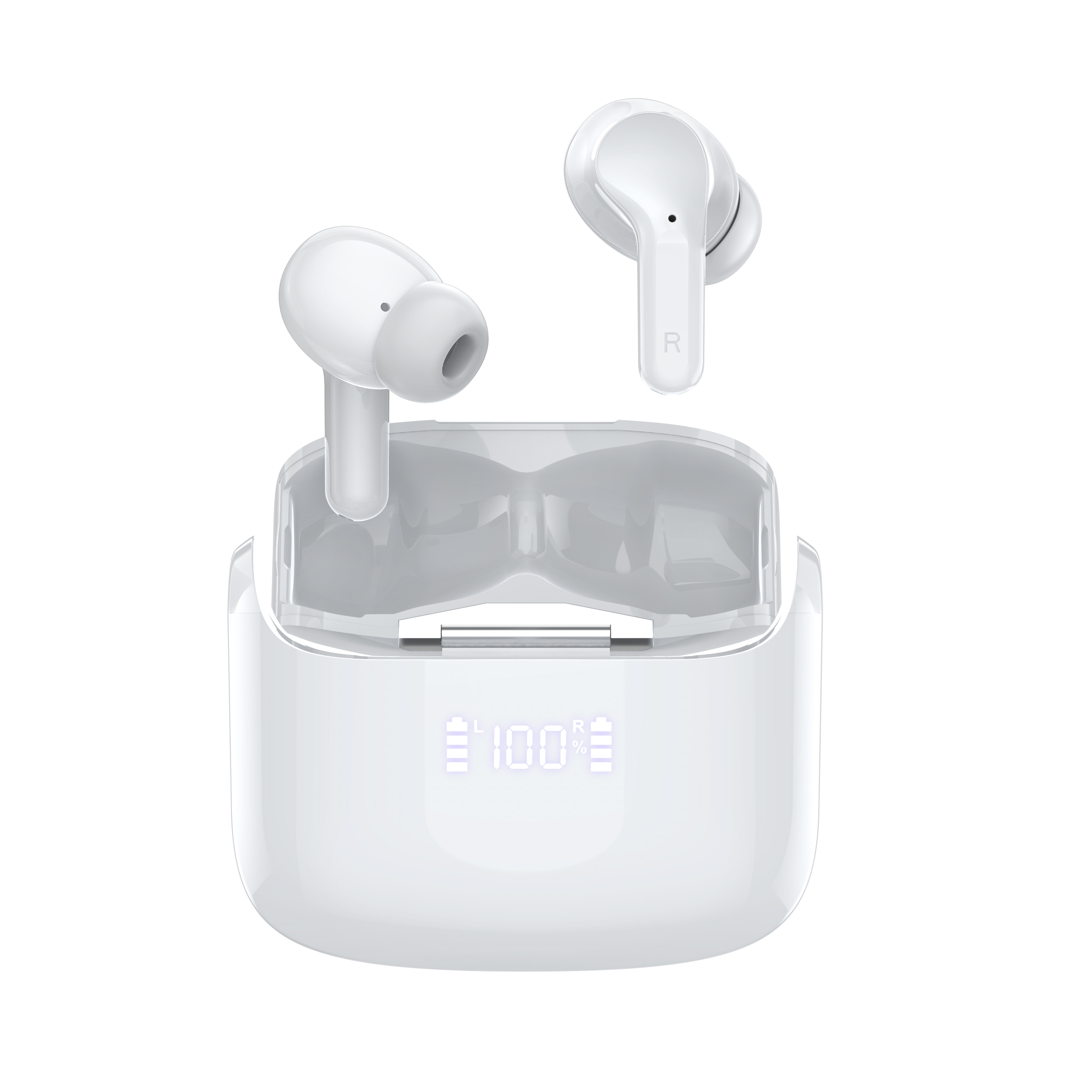 Wireless Earphones Touch BLAST Earbuds with Digital Display and TWS Noise Cancellation Bluetooth Headset