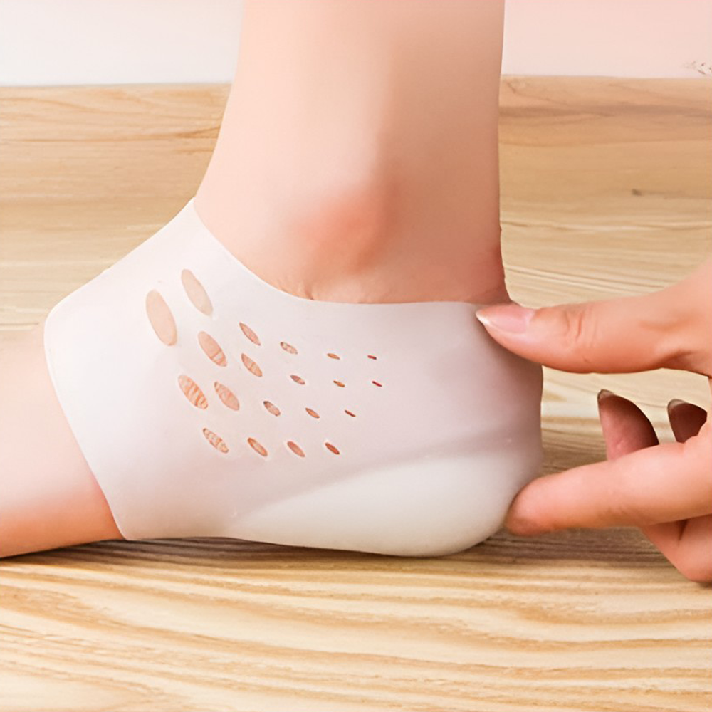 Soft Silicone Height Increasing Insoles With Comfy Fit