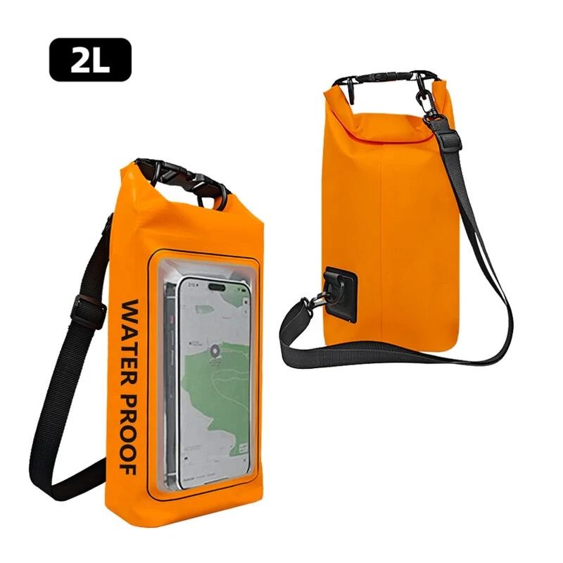 Touch Screen Transparent Dry Bag Backpack 2L and 5L