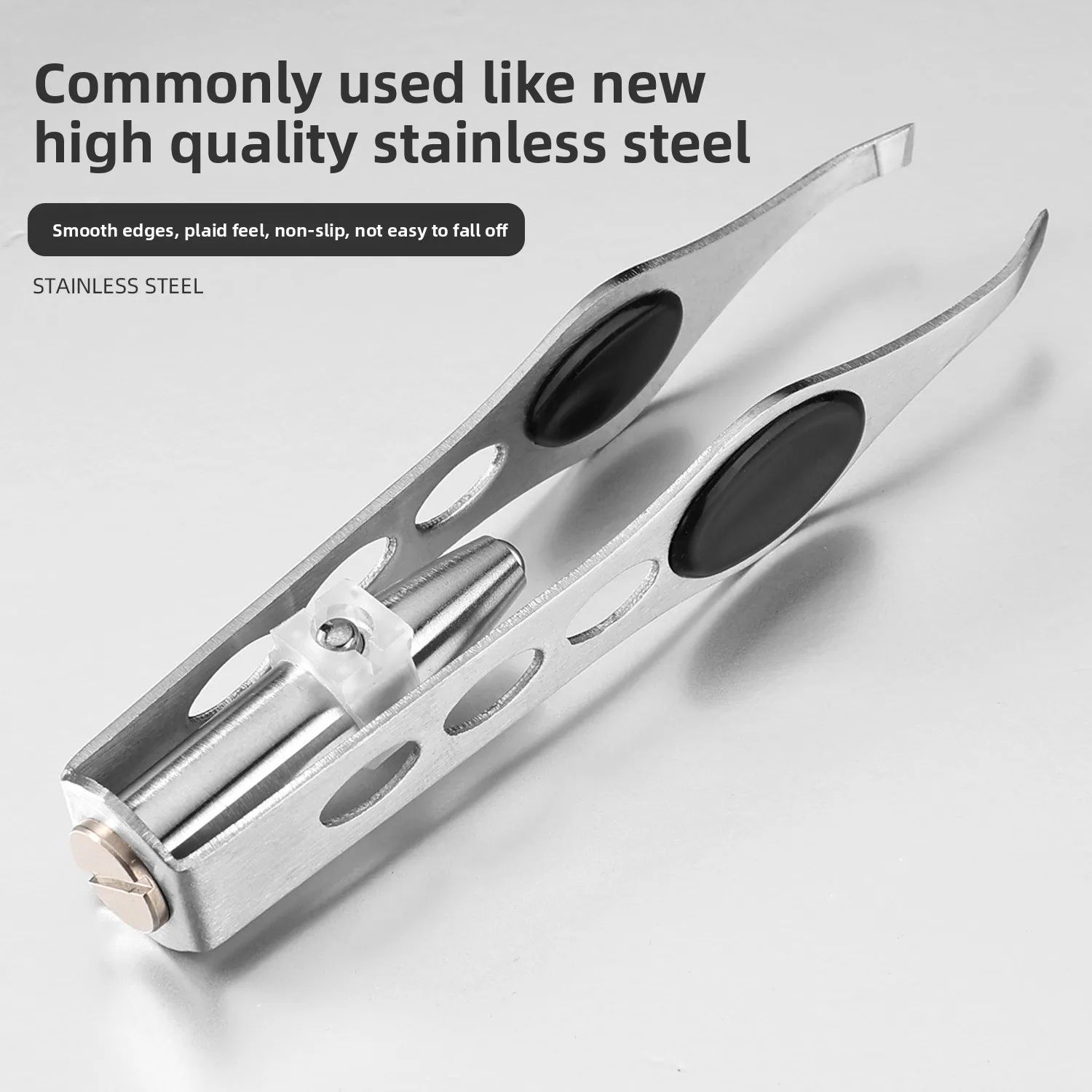LED Light Precision Eyebrow Tweezers