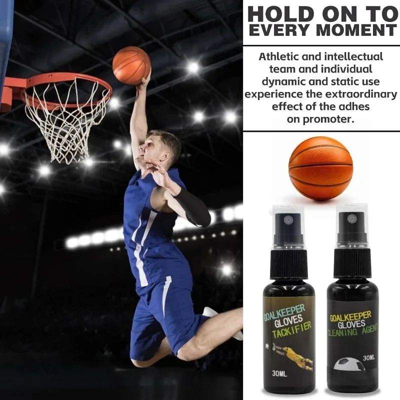 Sports Grip Spray for Basketball & Football Gloves – Non-Slip Tackifier for Enhanced Ball Control