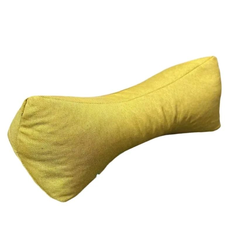 Natural Buckwheat Hull Cervical Pillow Triangular Neck Support for Traction Stretching and Fatigue Relief