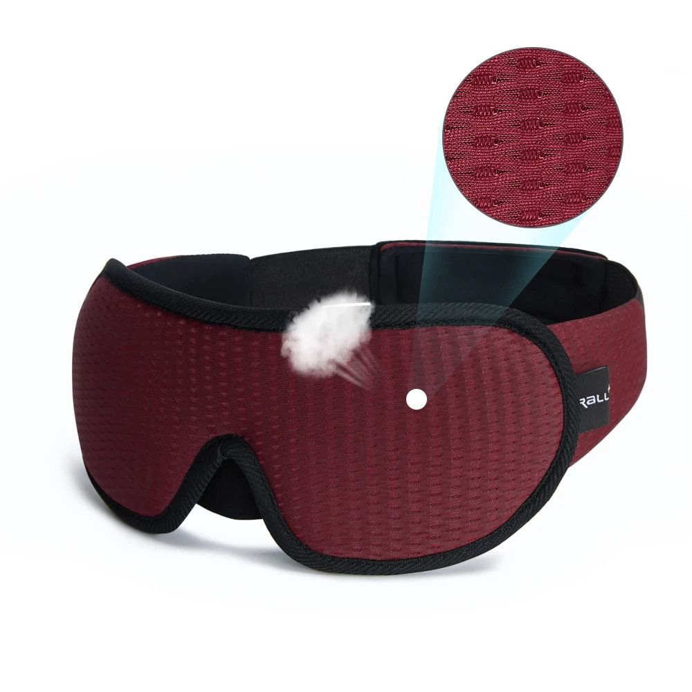 3D Contoured Total Blackout Sleep Mask