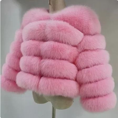 2024 Luxury Faux Raccoon Fur Coat | Premium Fluffy Winter Jacket & Thick Warm Furry Outerwear System