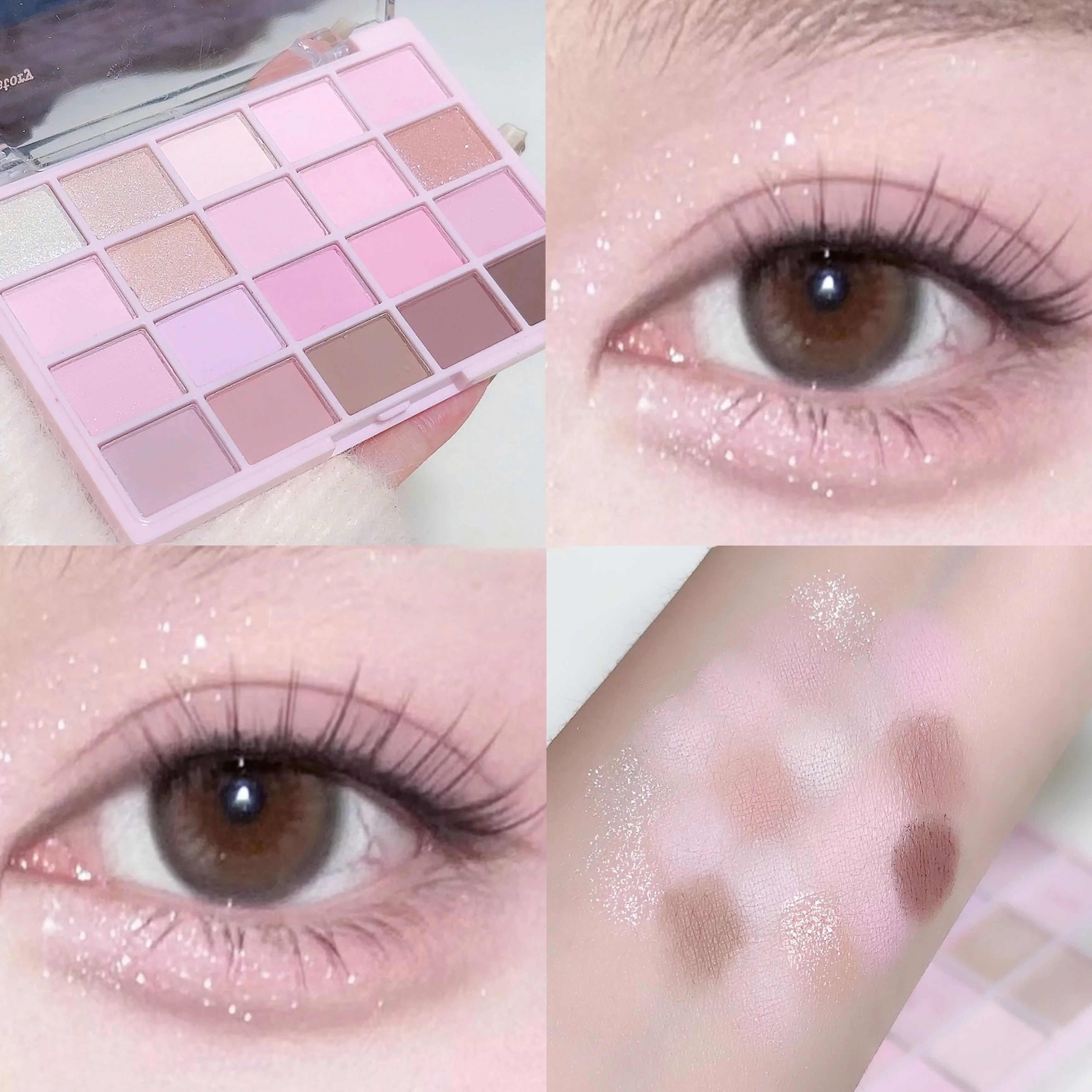 20-Shade Korean Low-Saturation Matte Eyeshadow Palette - Daily Professional Makeup