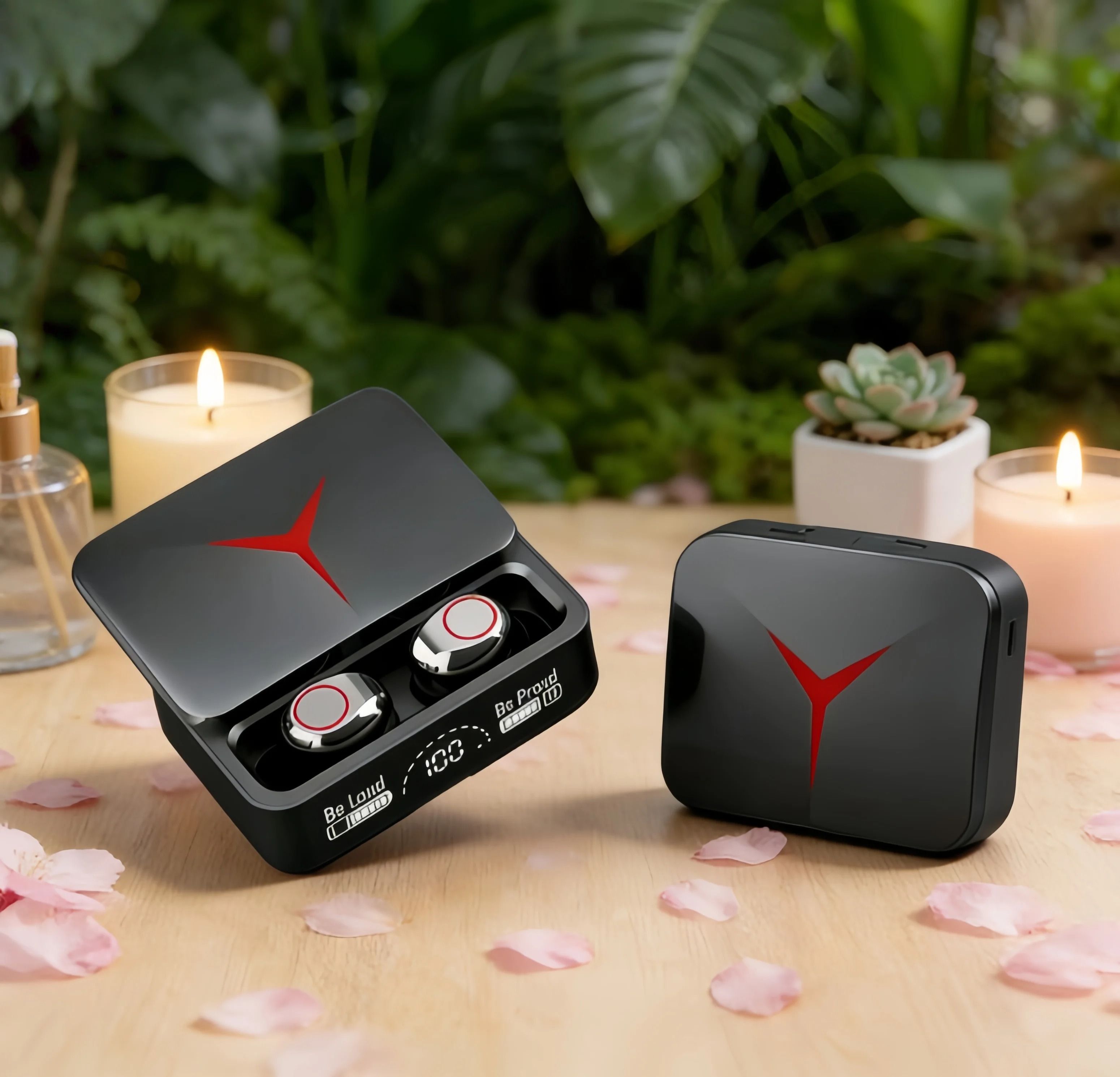 Wireless TWS Bluetooth Earphones with Touch Control and Mic